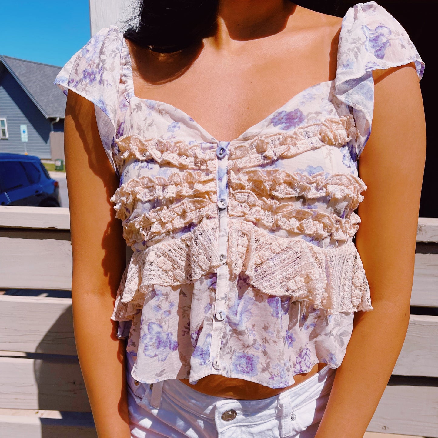 Petals Ruffle Top