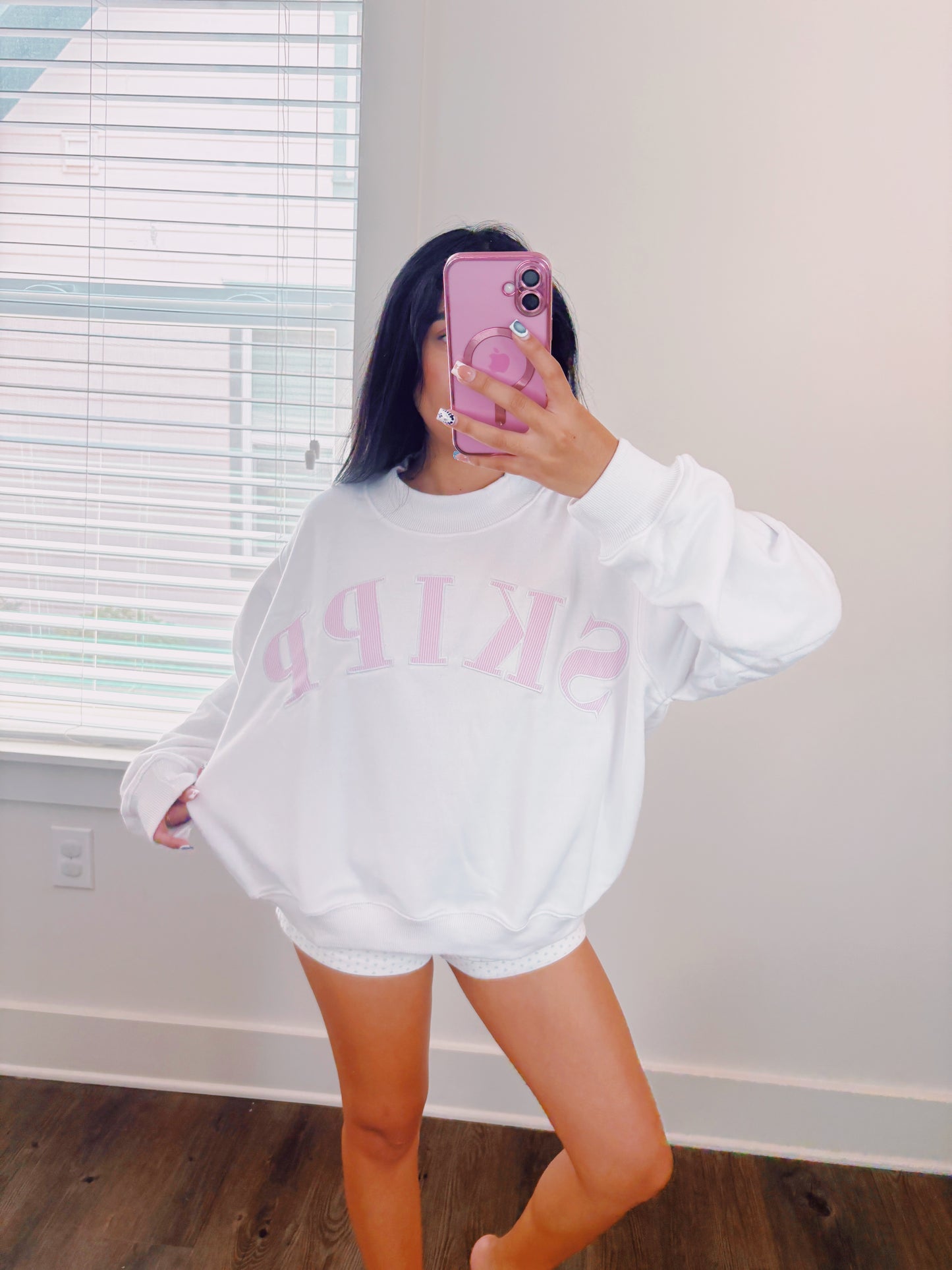 SKIPP Mockneck Pink Striped