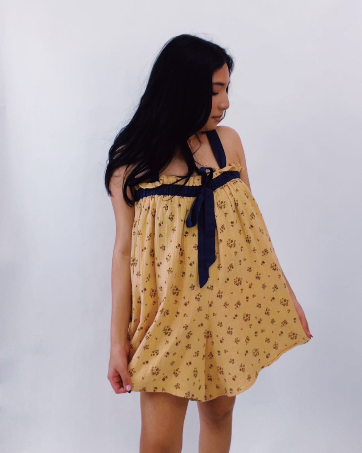 Meadow Floral Bow Romper