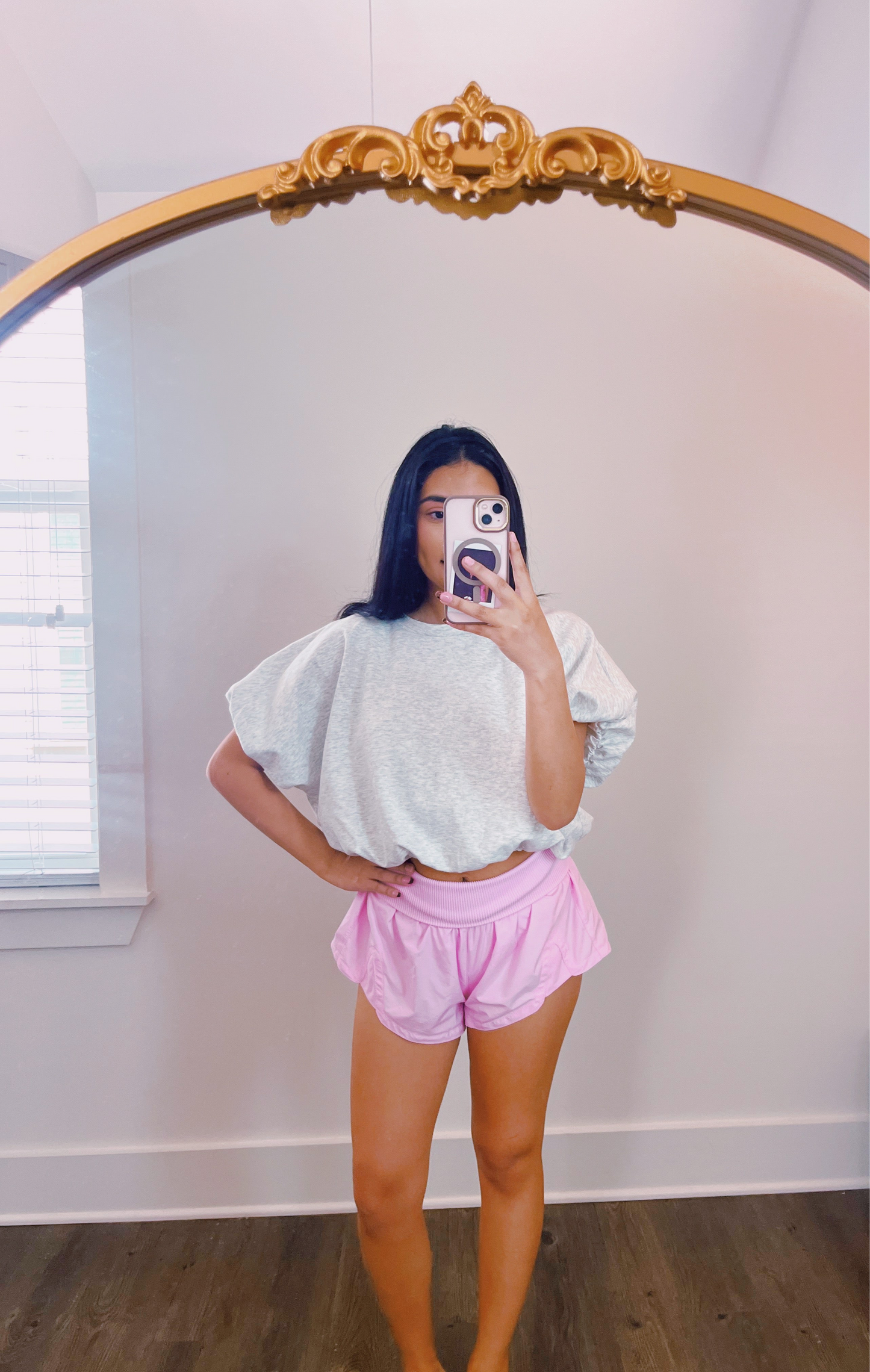 Scuba Cropped Hem Top