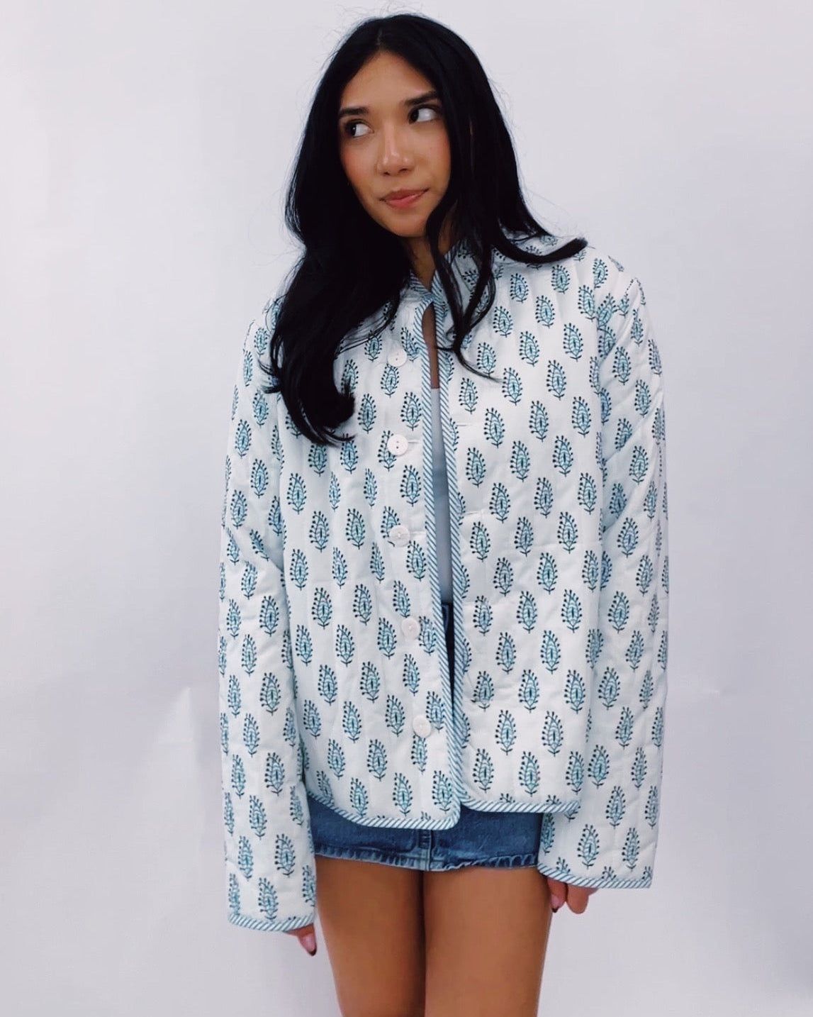 Veronica Reversible Floral Jacket