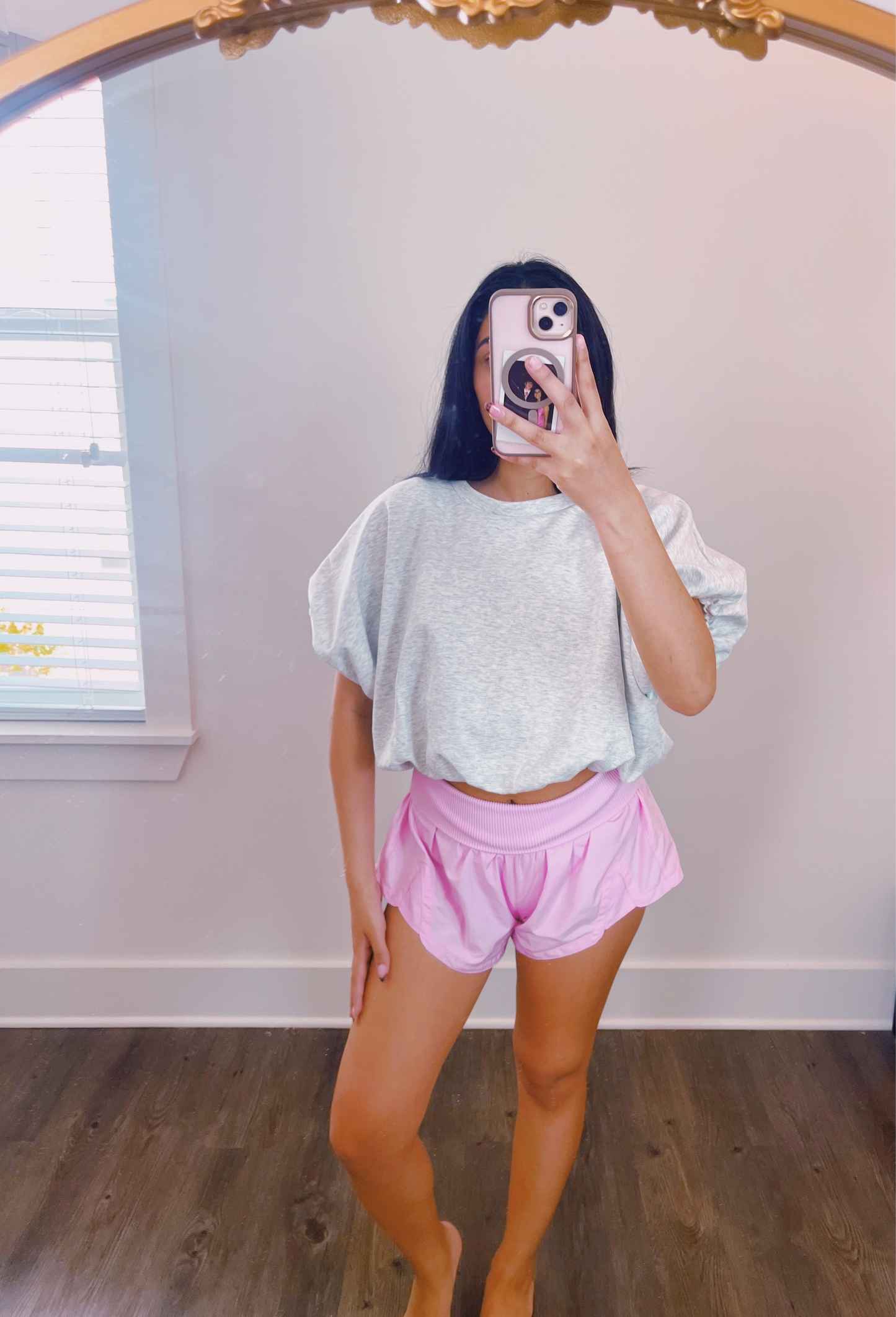 Scuba Cropped Hem Top