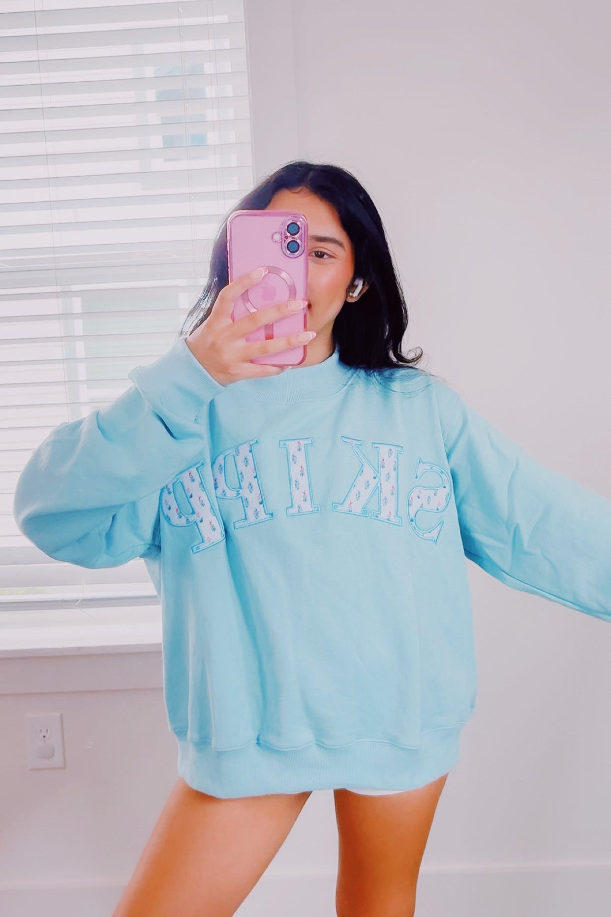 Skipp Floral Mockneck