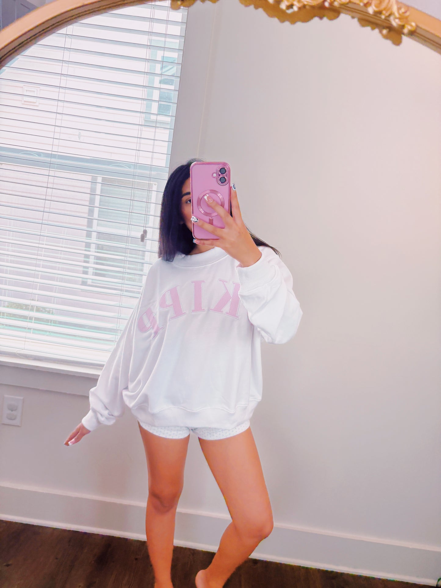 SKIPP Mockneck Pink Striped