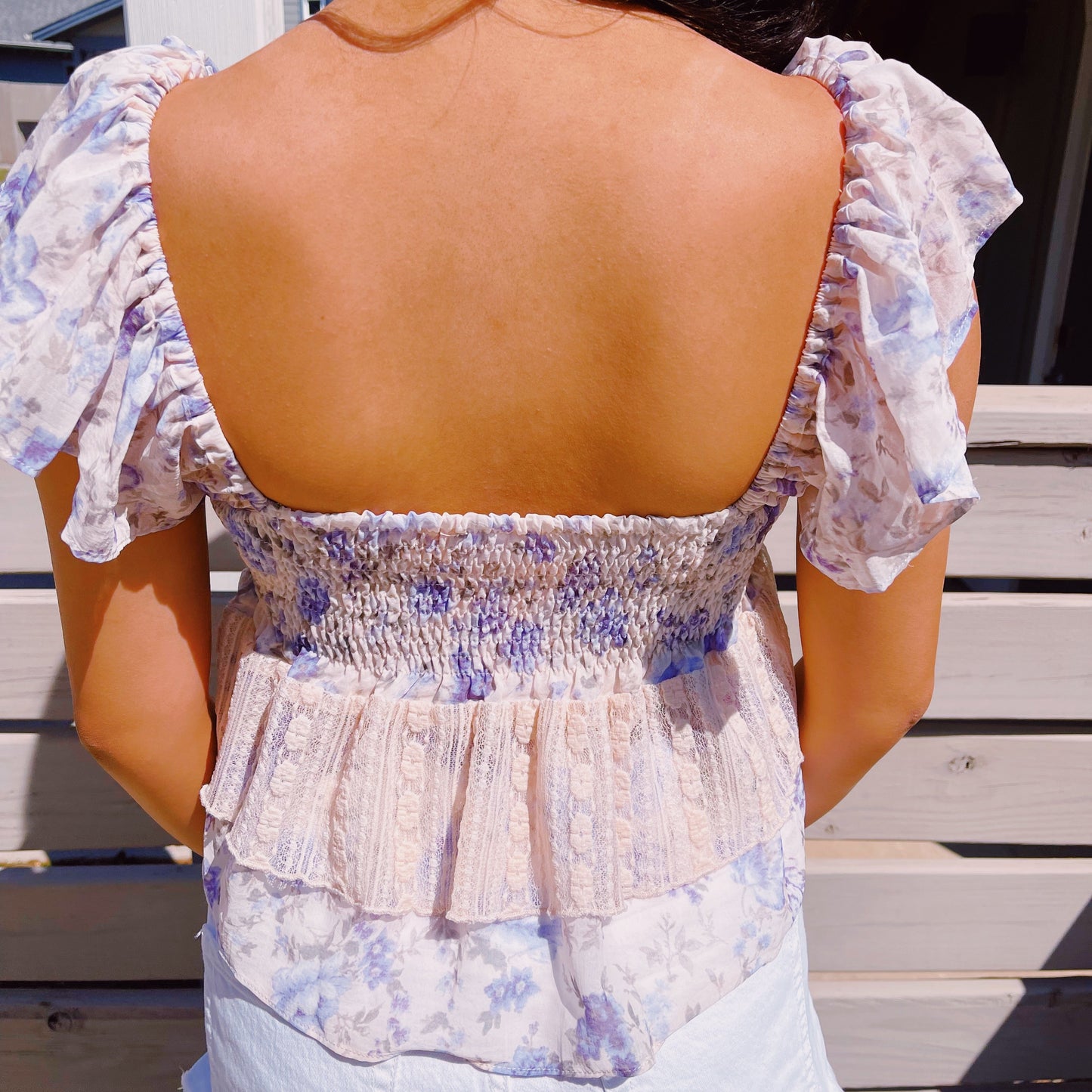 Petals Ruffle Top