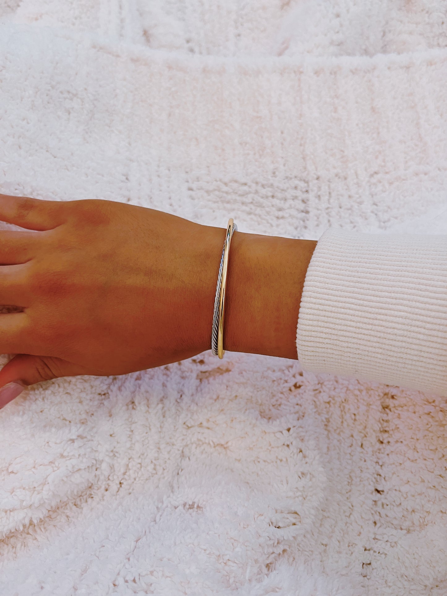 Cable Cap Bracelet