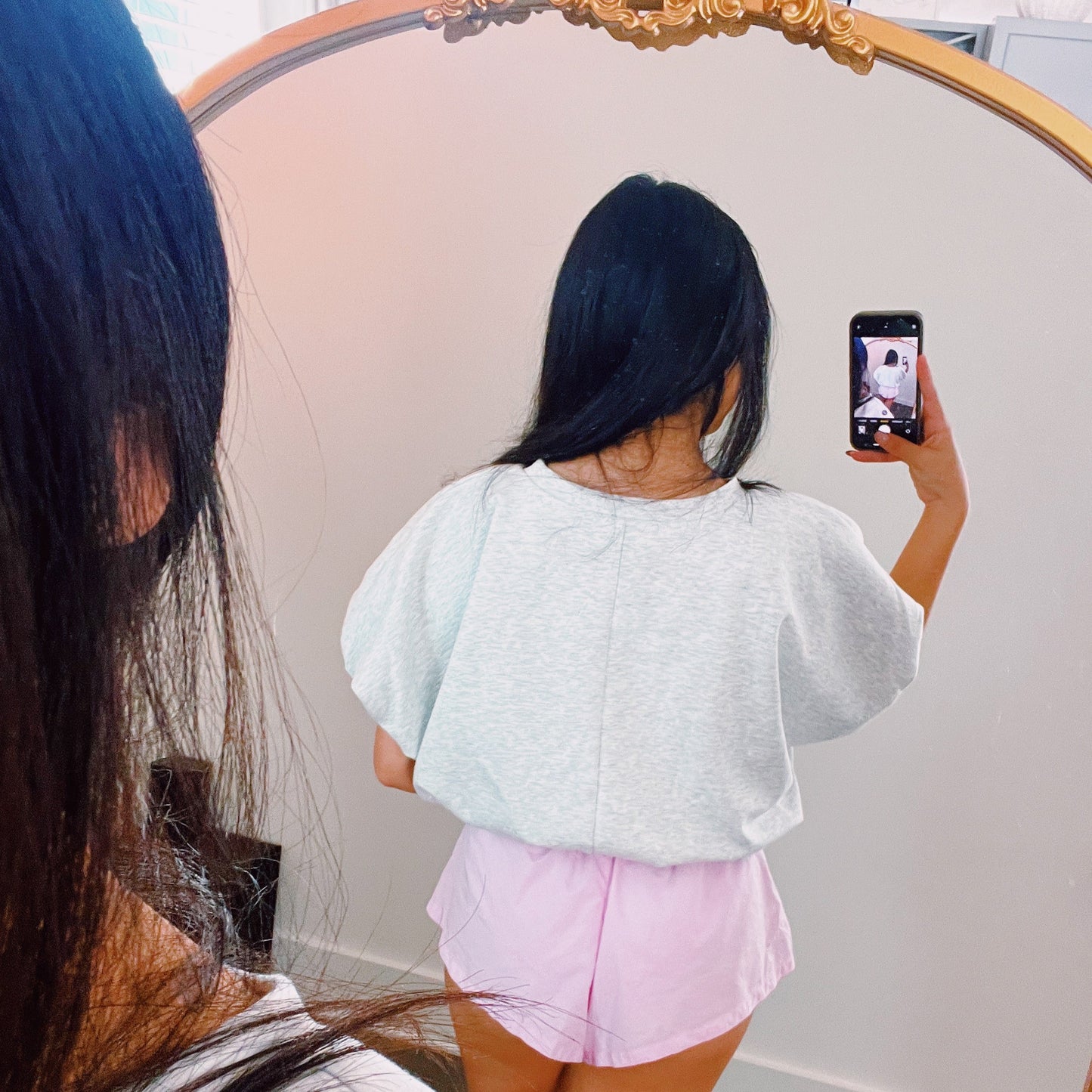 Scuba Cropped Hem Top