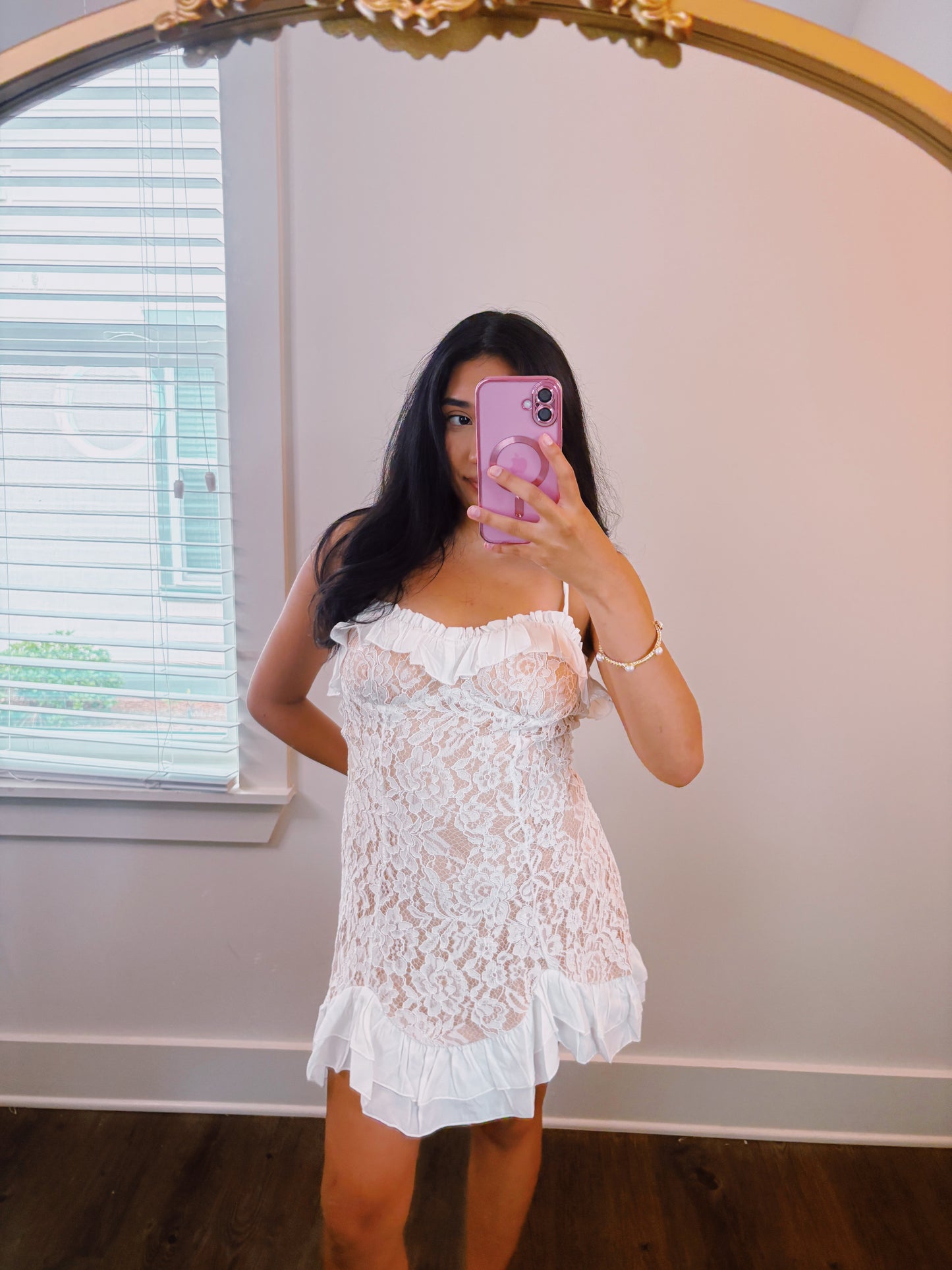 Frill Mini Dress