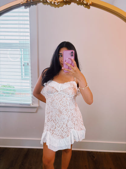 Frill Mini Dress