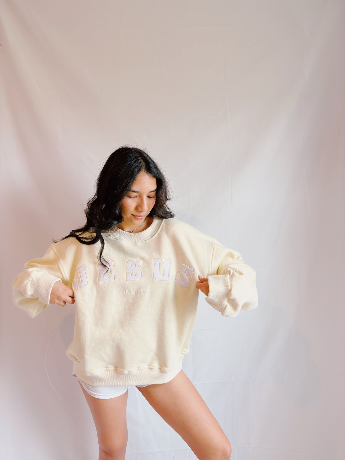 Jesus Saves Crewneck