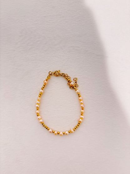Pink Pearl Bracelet