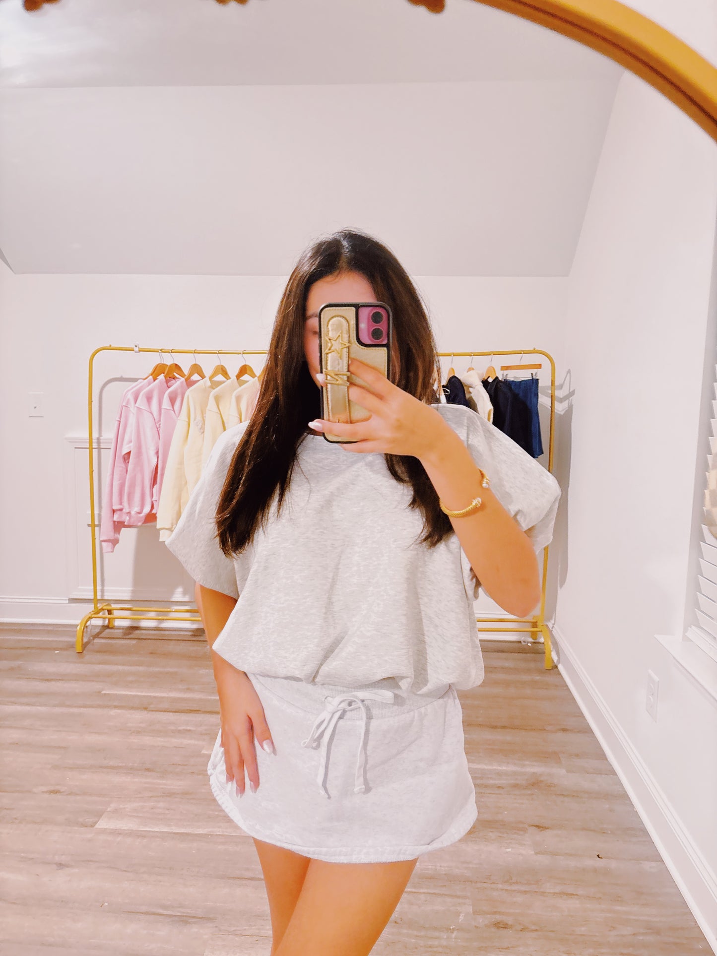 Scuba Cropped Hem Top