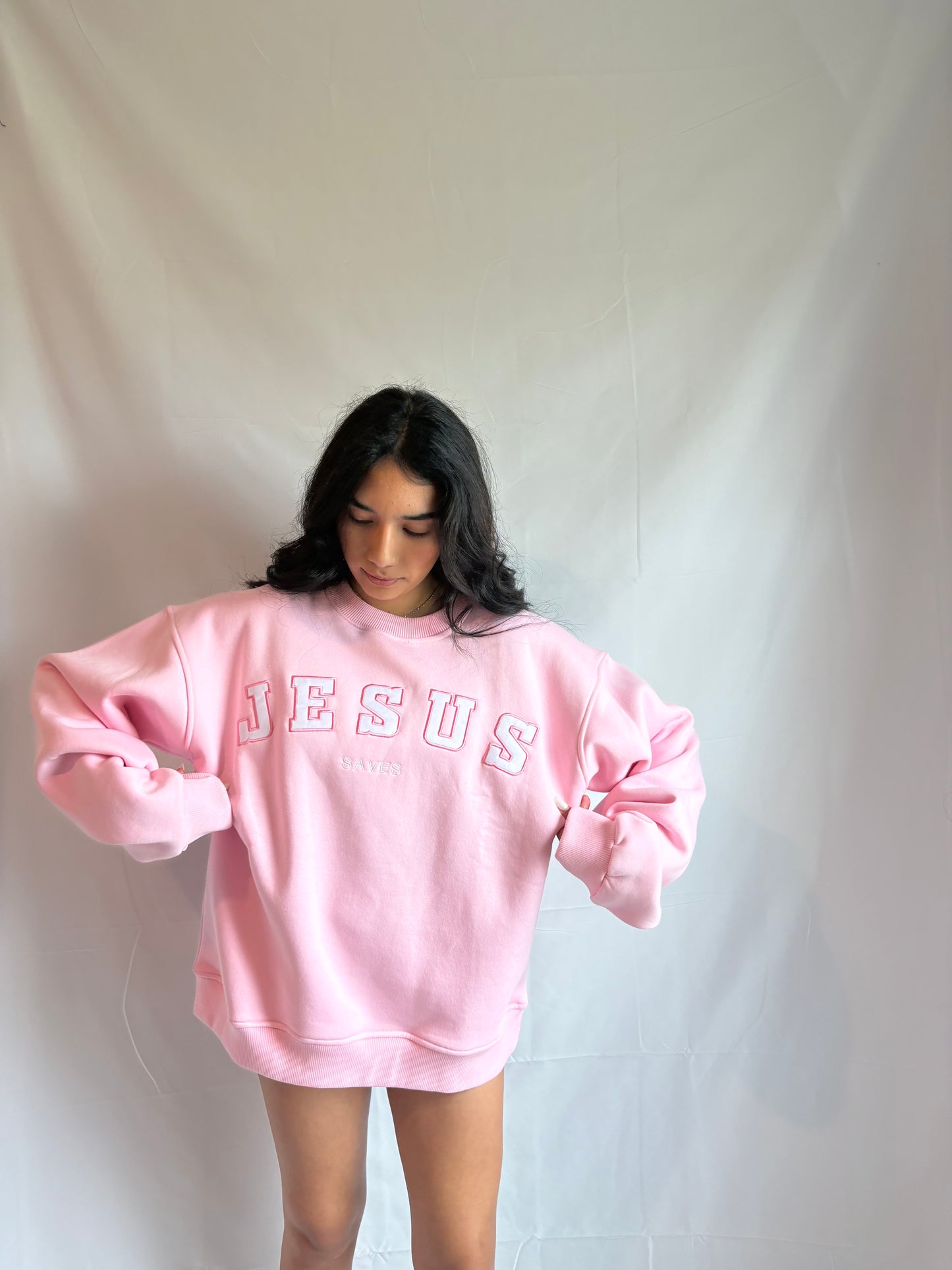 Jesus Saves Crewneck