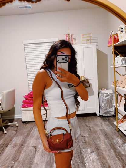 Burgundy Champ Purse