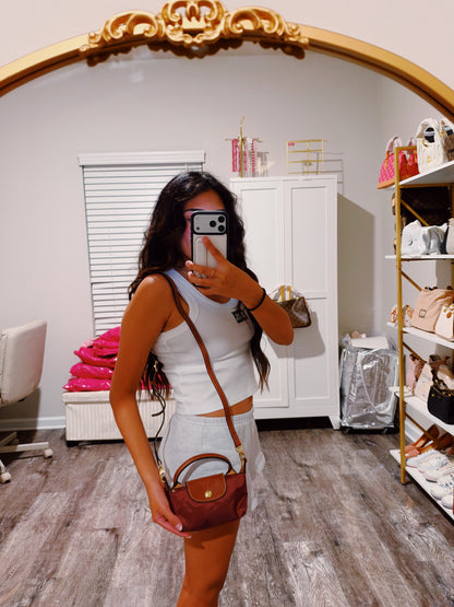 Burgundy Champ Purse
