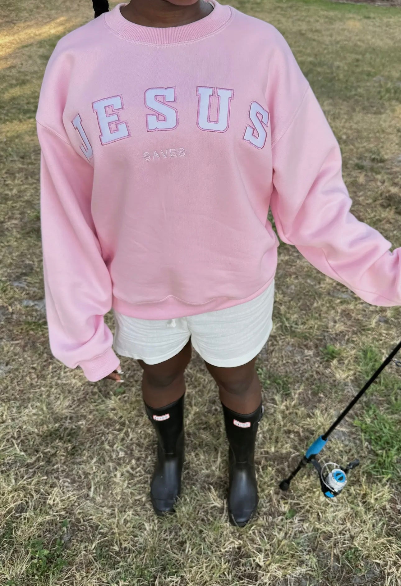 Jesus Saves Crewneck
