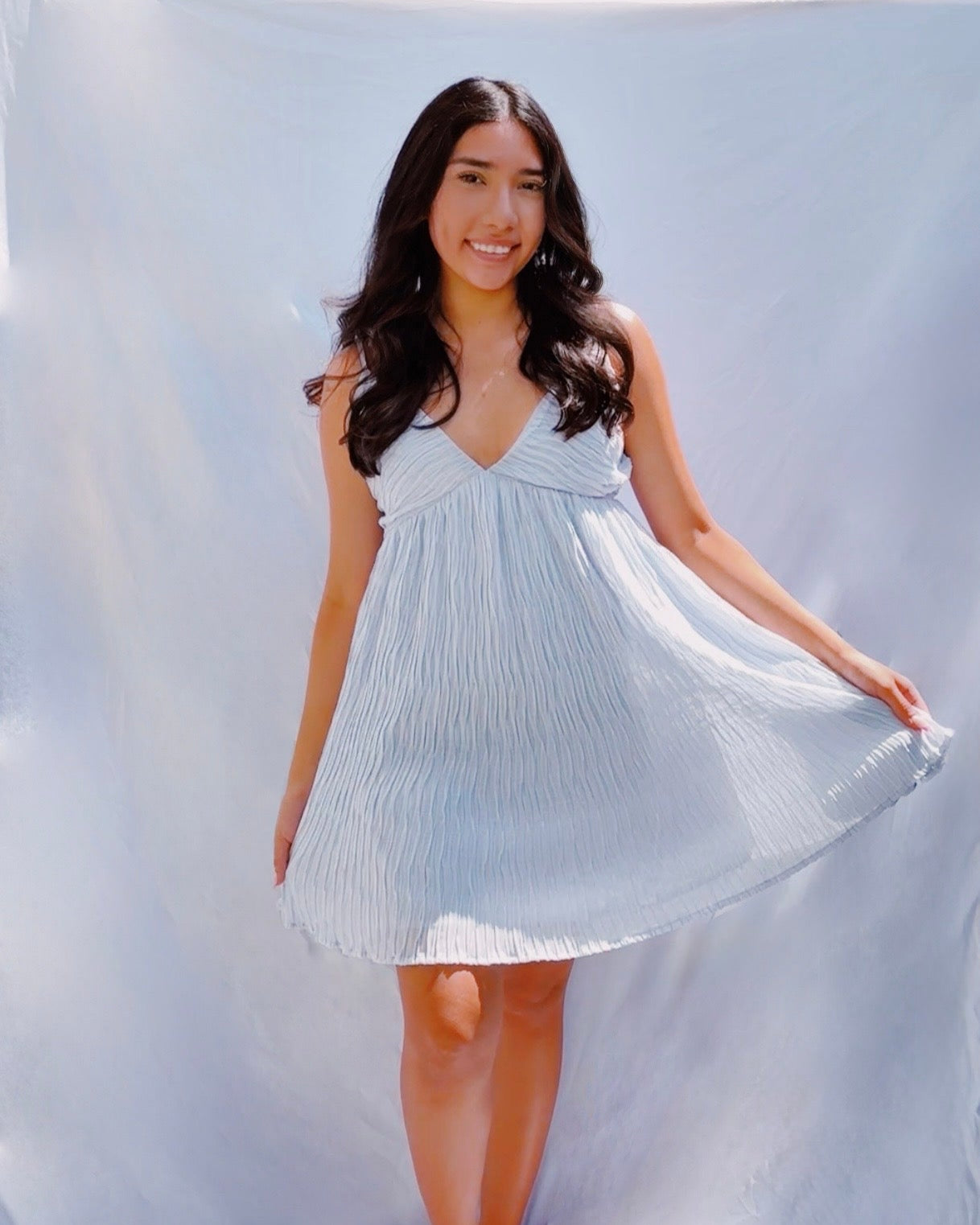 Blue Bliss Mini Dress
