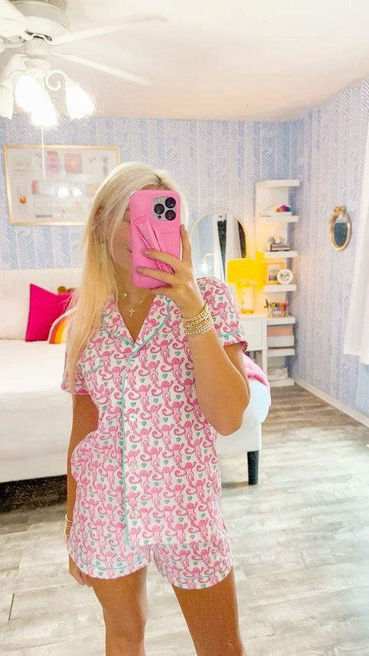 Pink & Teal Pjs (pre order)