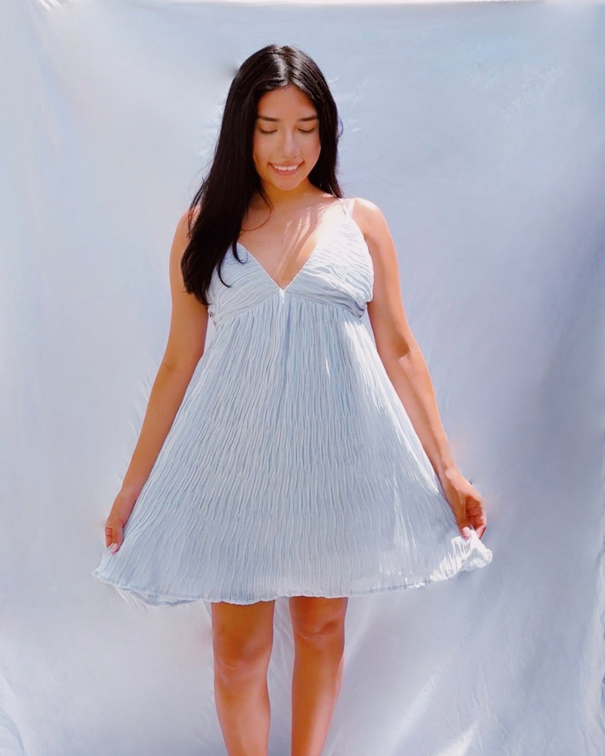 Blue Bliss Mini Dress
