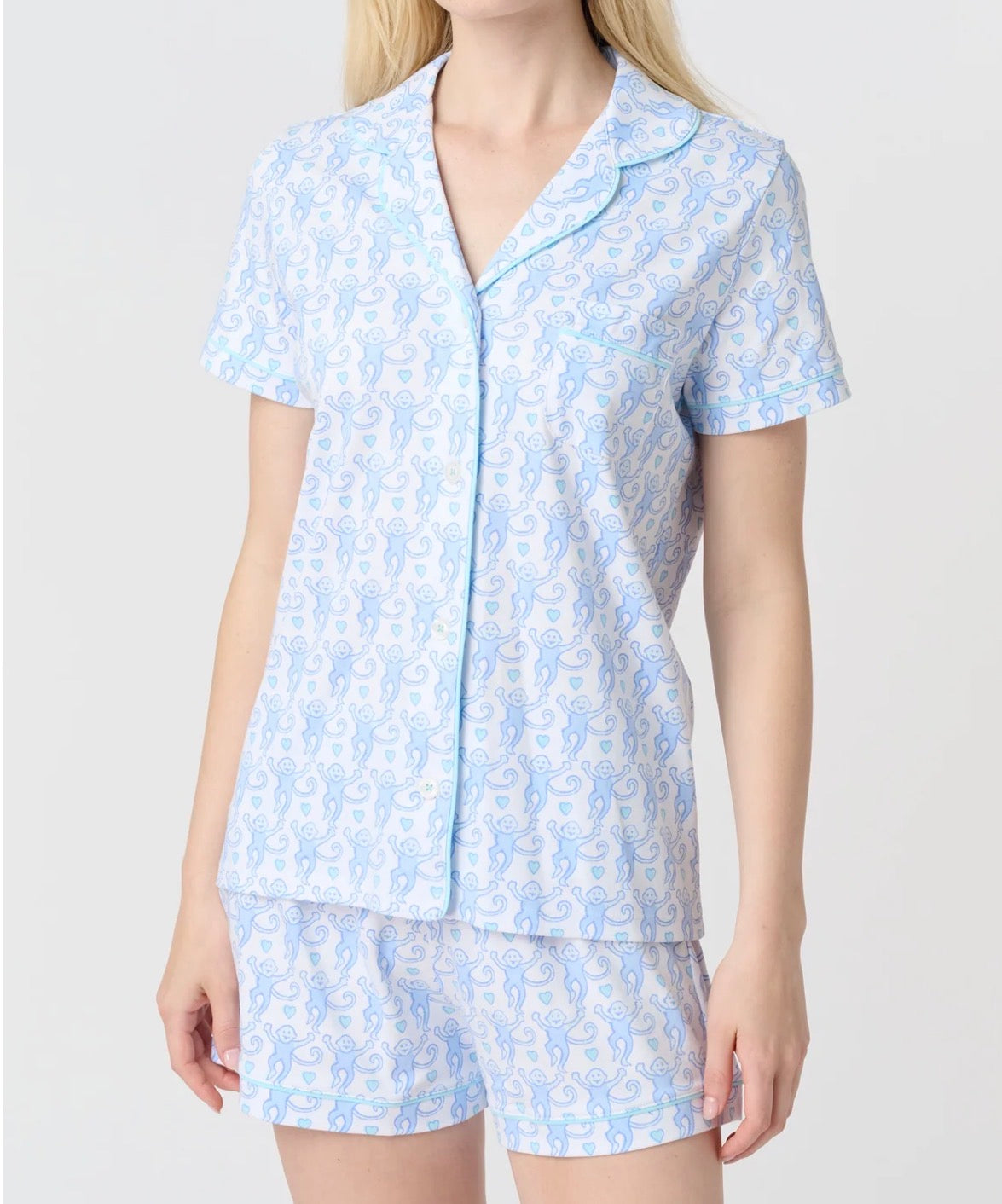 Blue Monkey Pjs (pre order)