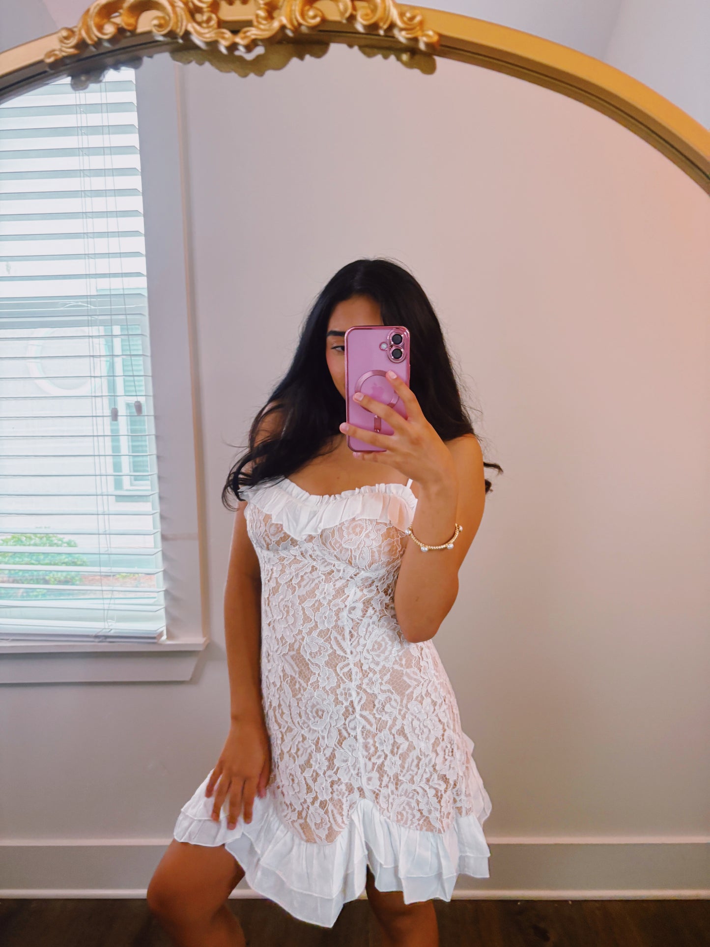 Frill Mini Dress