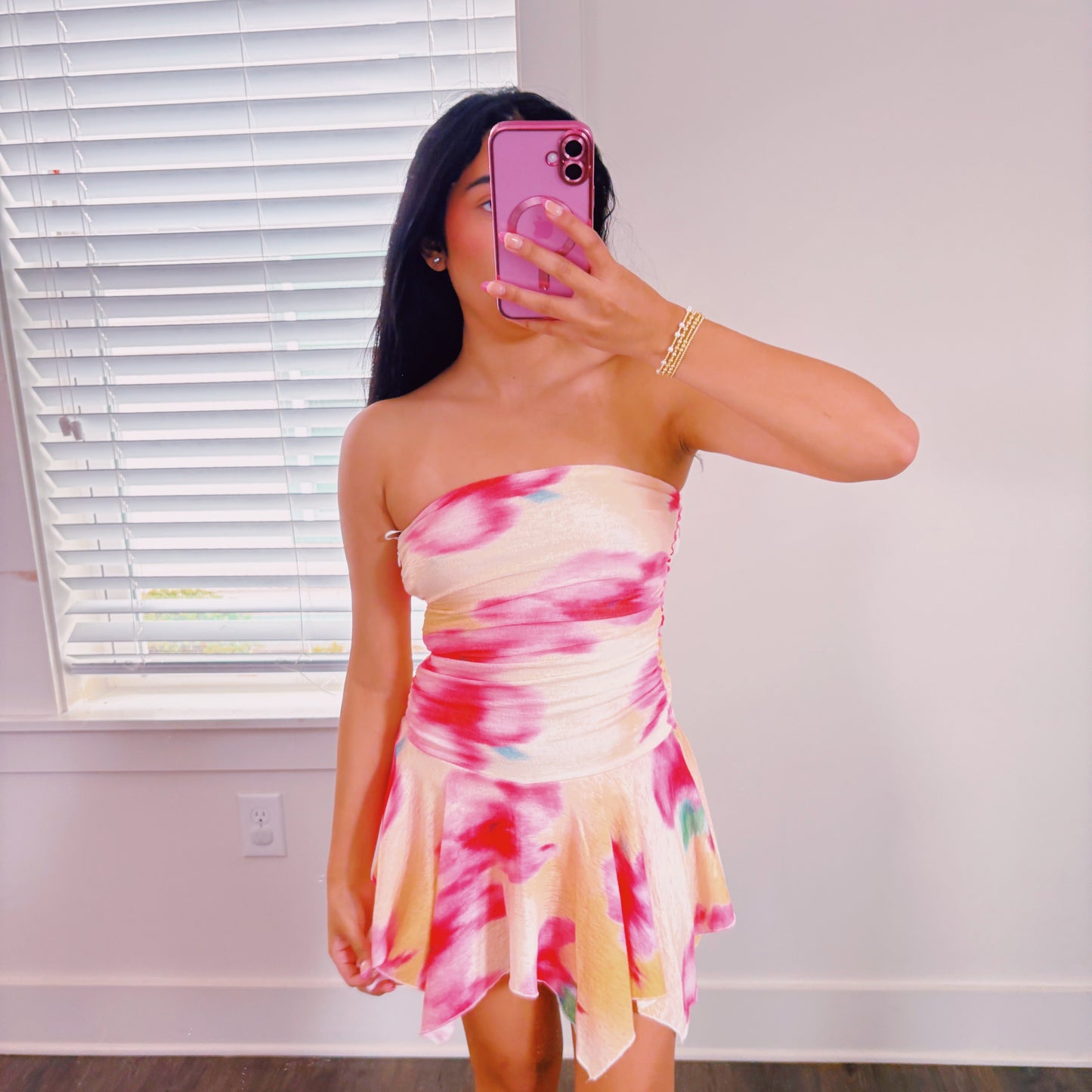 Floral Blush Romper