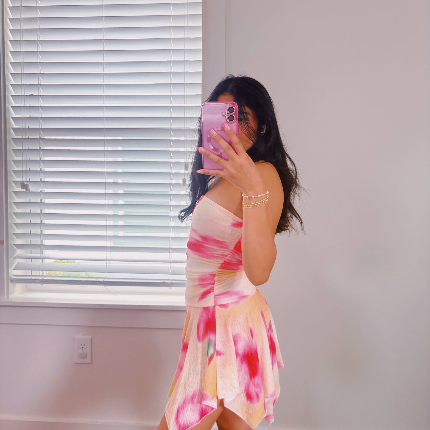 Floral Blush Romper
