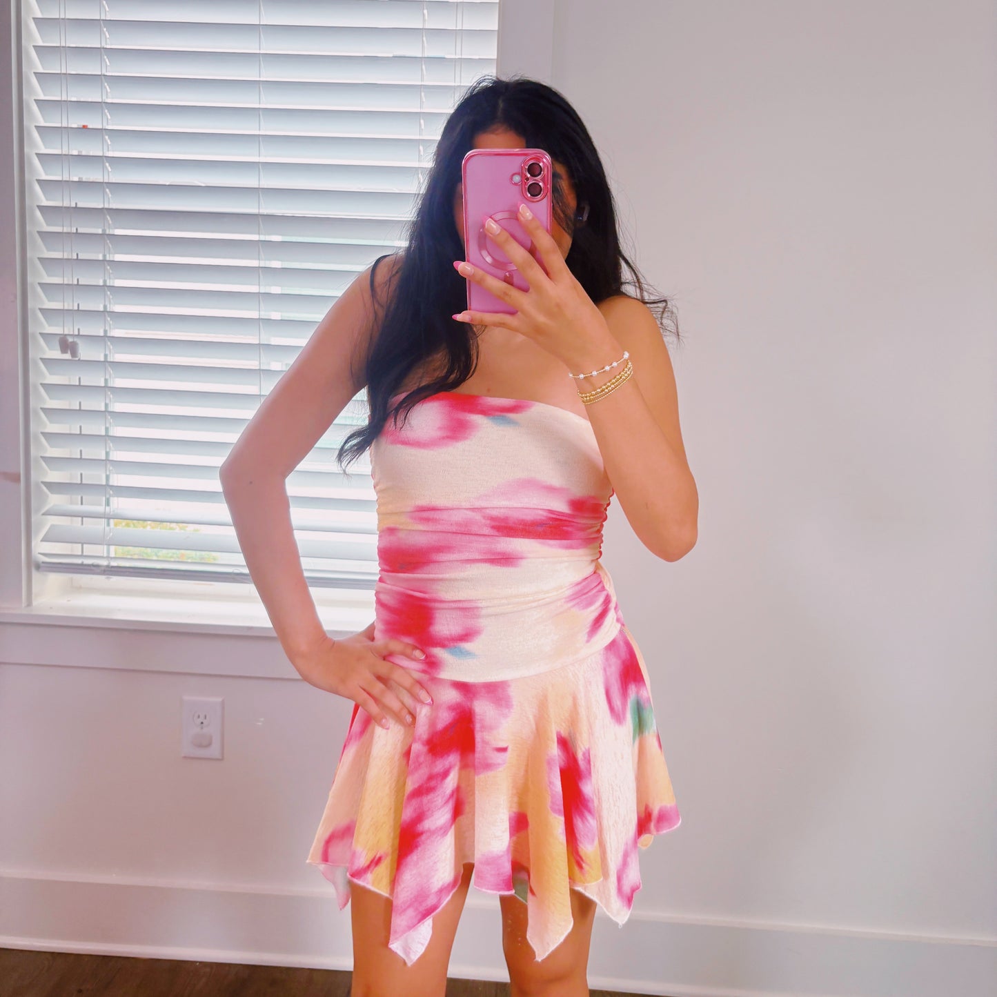 Floral Blush Romper