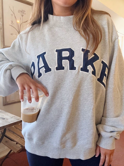 Gray  Mock neck
