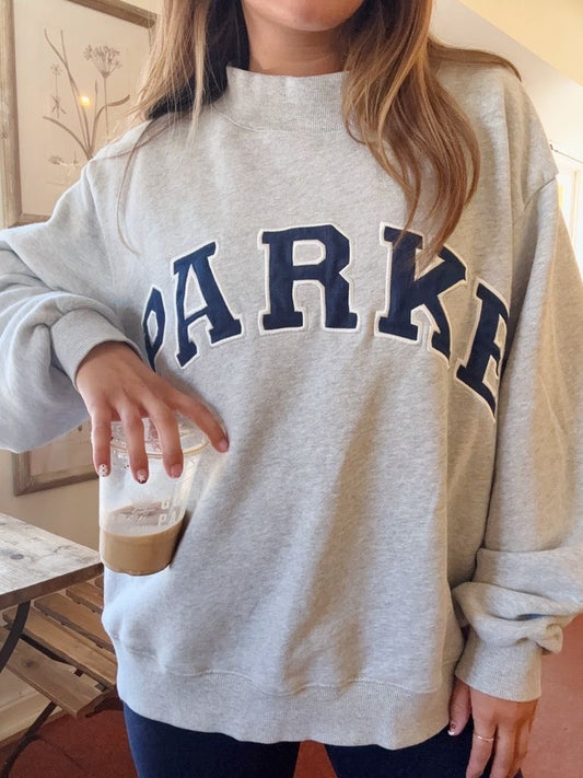 Gray  Mock neck