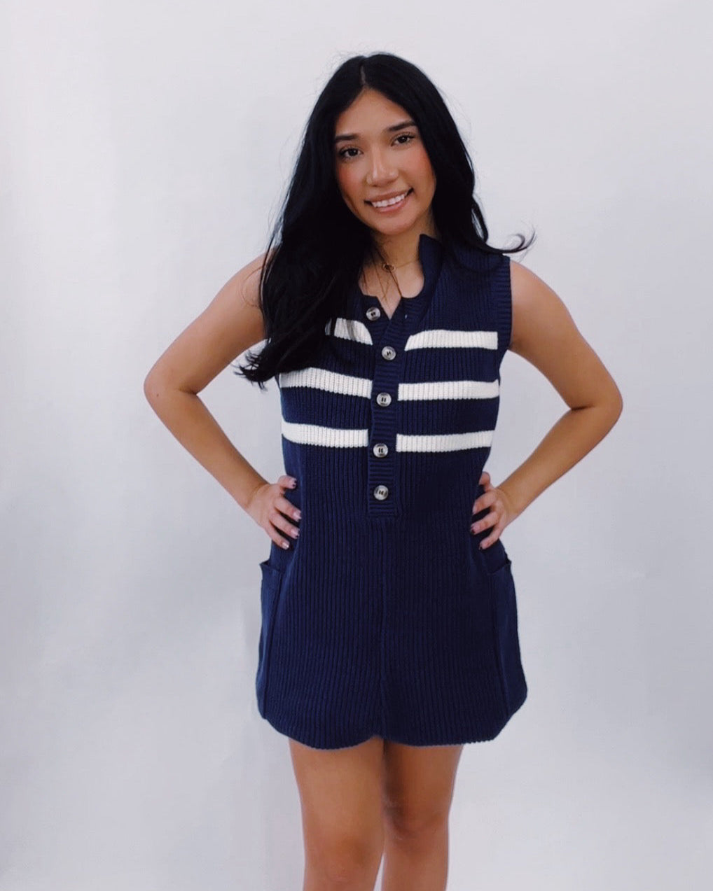 Cielle Polo Sweater Romper