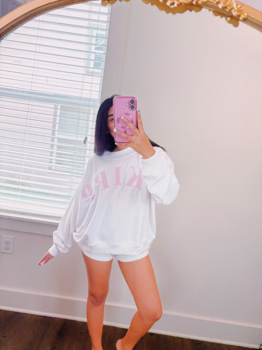 SKIPP Mockneck Pink Striped