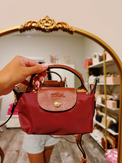 Burgundy Champ Purse