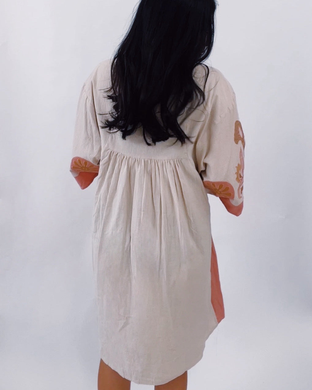 Janet Embroidered Mini Dress
