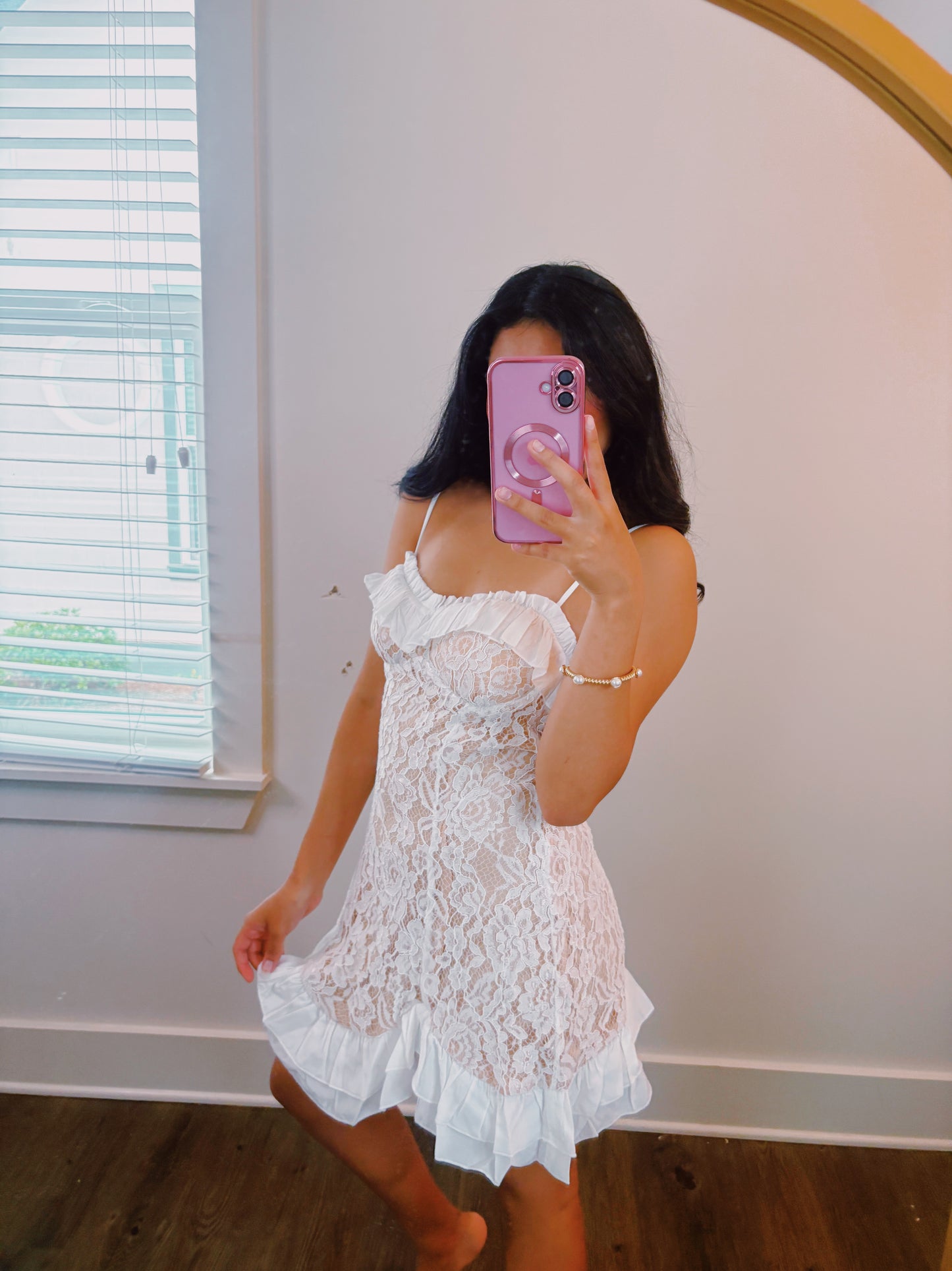 Frill Mini Dress