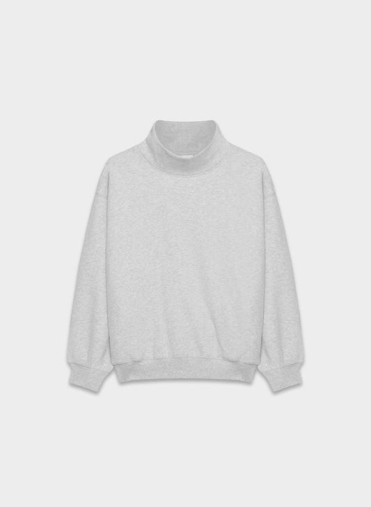 Gray Mock neck