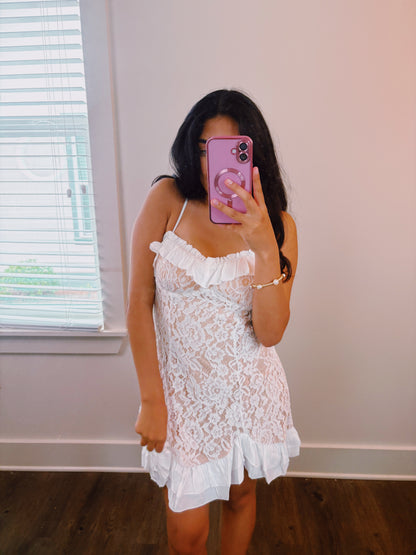 Frill Mini Dress
