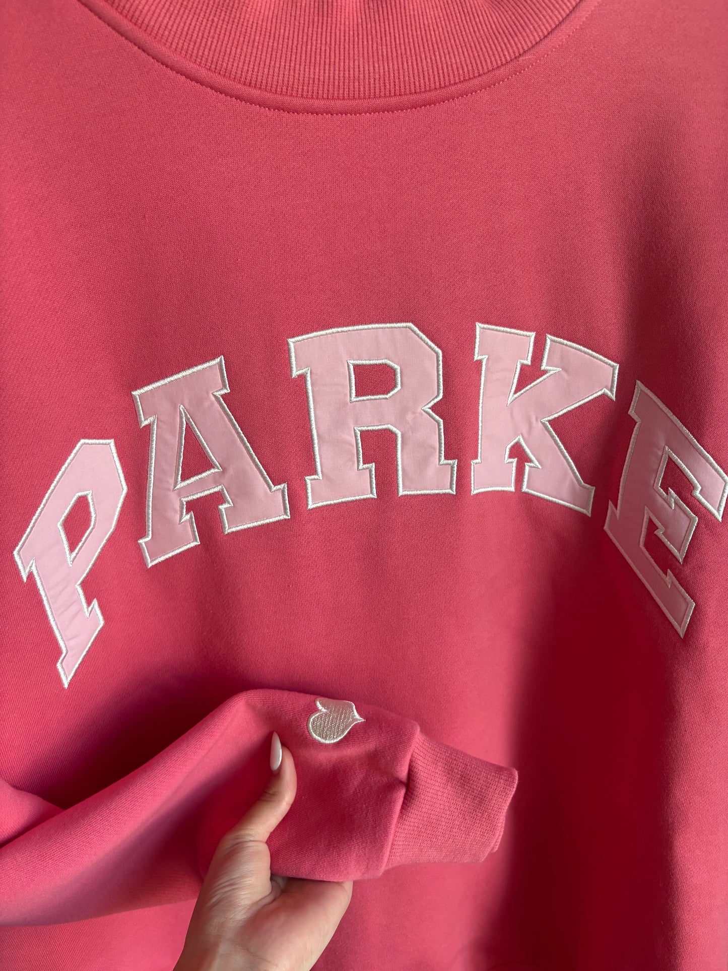 Heart Mock neck