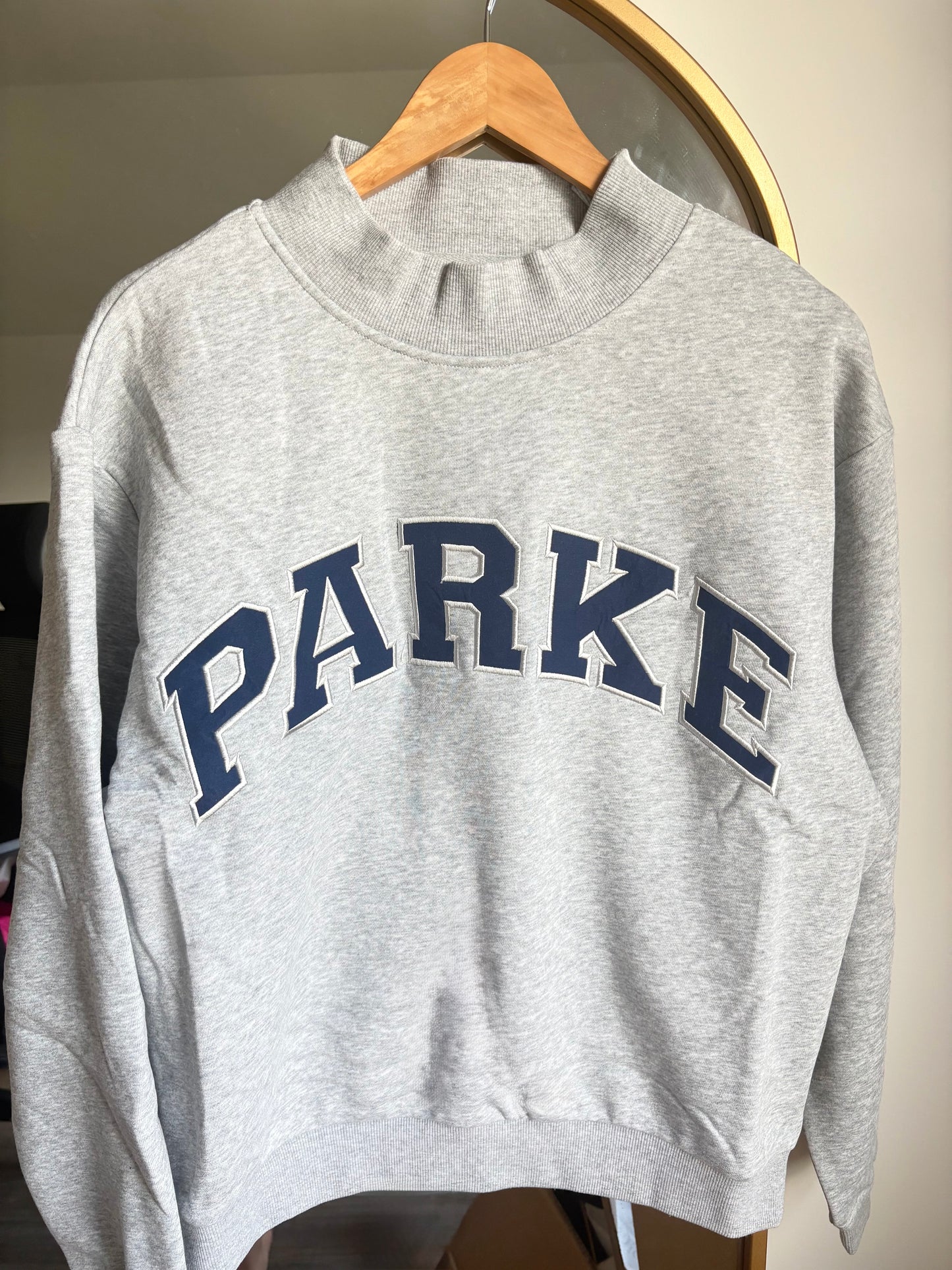 Gray  Mock neck