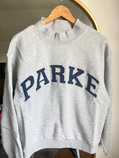 Gray  Mock neck