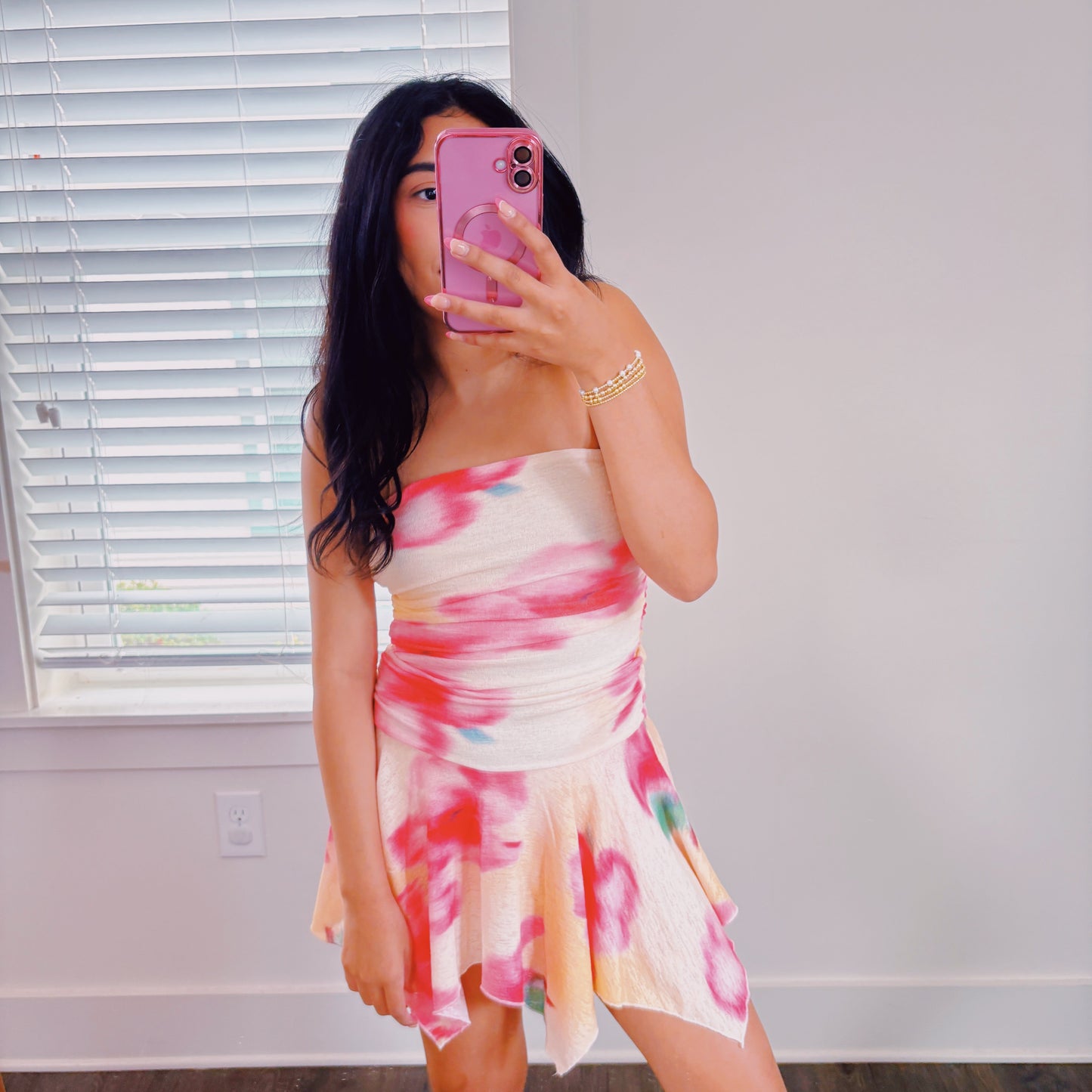Floral Blush Romper