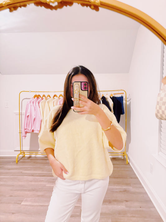 Butter Sweater Top
