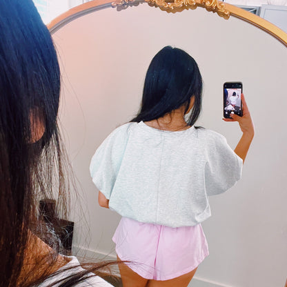 Scuba Cropped Hem Top